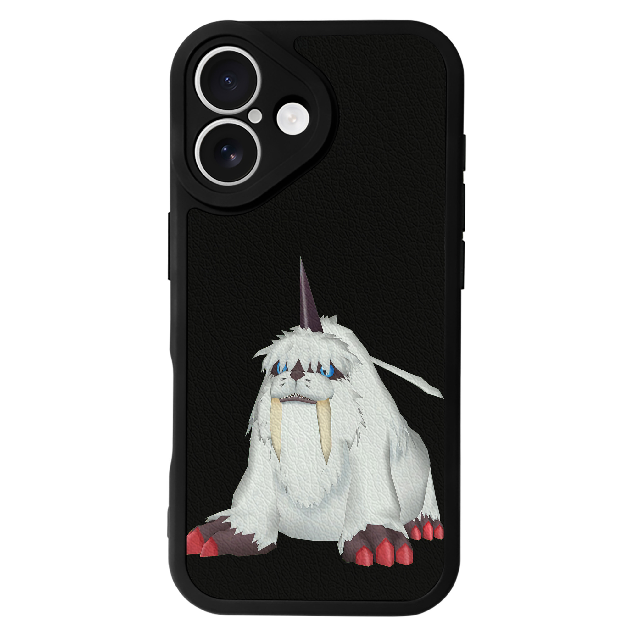 （画像用） Digimon デジタルモンスター/デジモン 【iPhone 16シリーズ対応】シリコンスマホケース（レザー調） 材質：シリコン